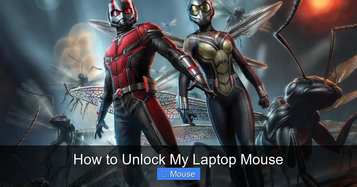 How to Unlock My Laptop Mouse