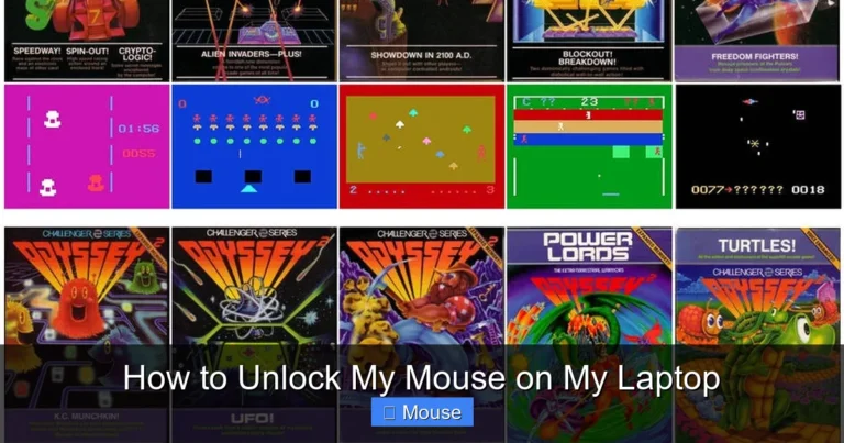 How to Unlock My Mouse on My Laptop
