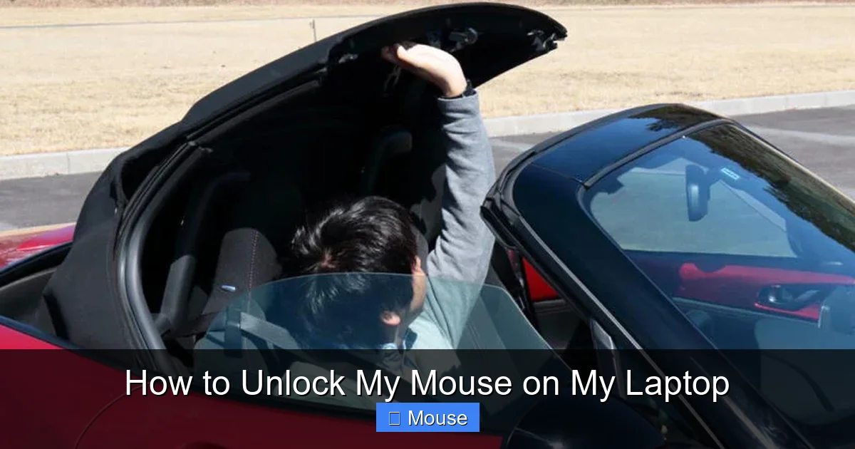 How to Unlock My Mouse on My Laptop