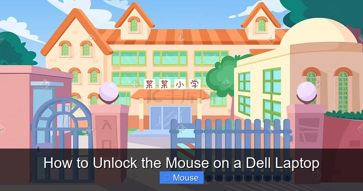 How to Unlock the Mouse on a Dell Laptop