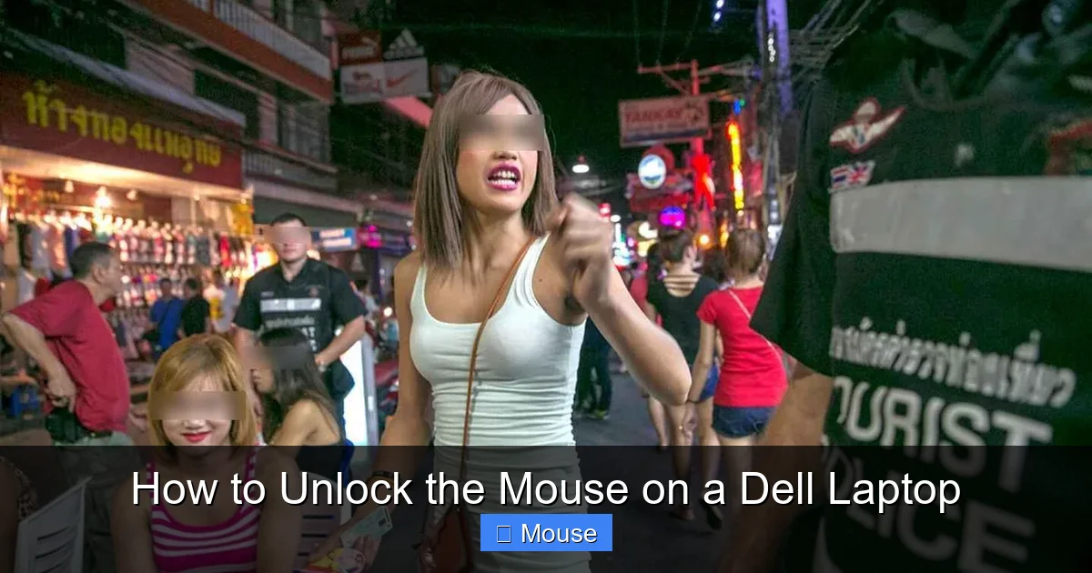 How to Unlock the Mouse on a Dell Laptop