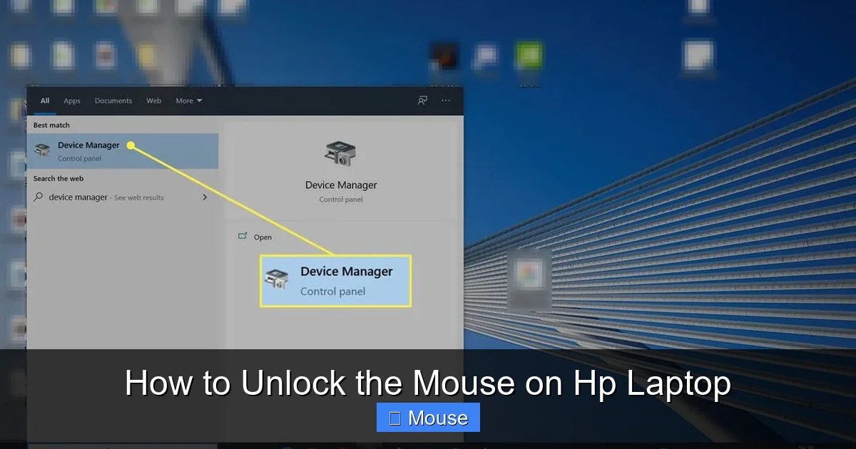 How to Unlock the Mouse on Hp Laptop