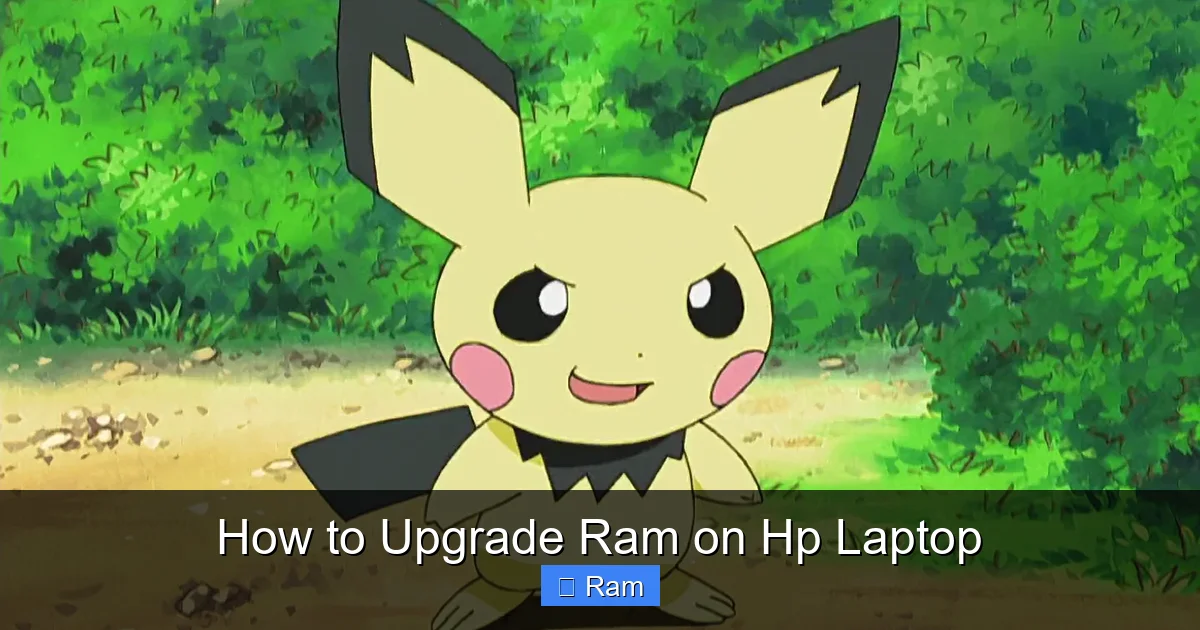 How to Upgrade Ram on Hp Laptop