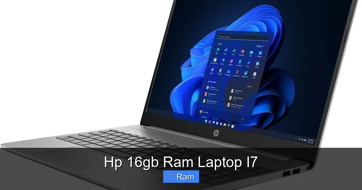 Hp 16gb Ram Laptop I7