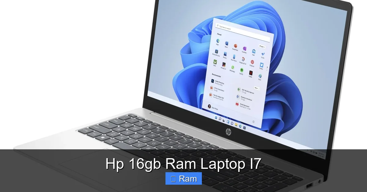 Hp 16gb Ram Laptop I7