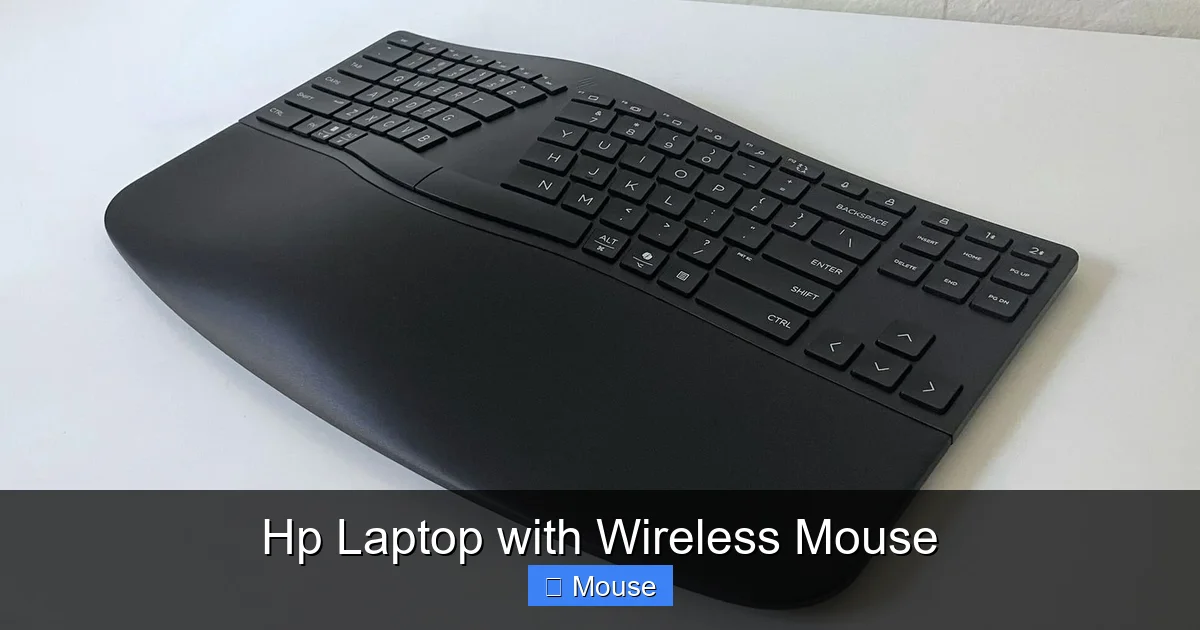 Hp Laptop with Wireless Mouse