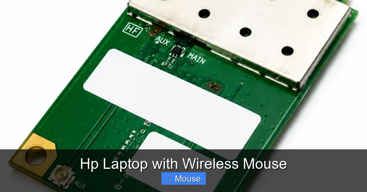 Hp Laptop with Wireless Mouse