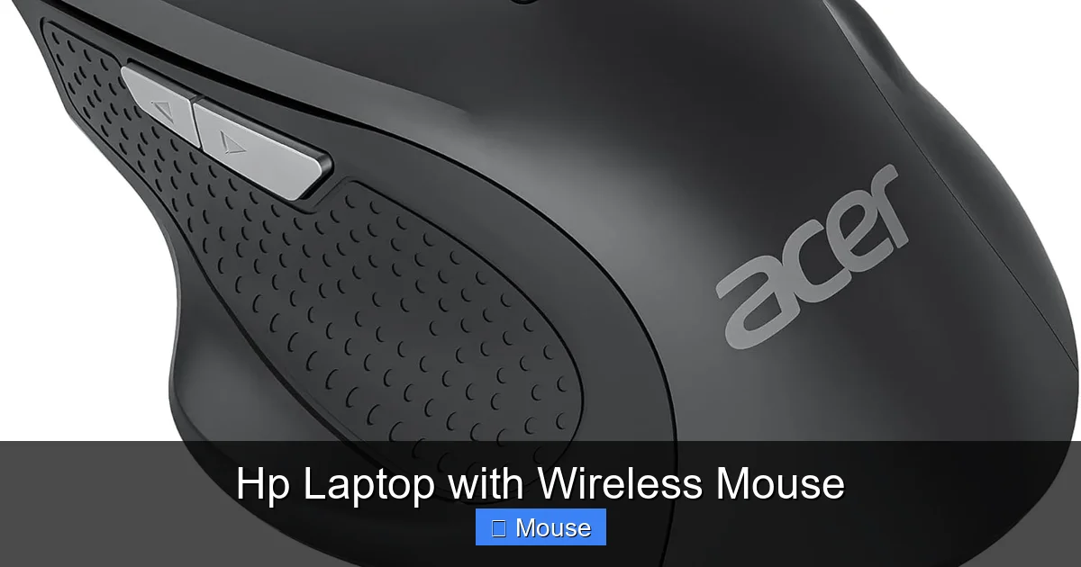Hp Laptop with Wireless Mouse