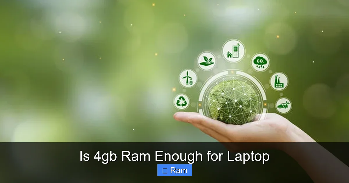 Is 4gb Ram Enough for Laptop