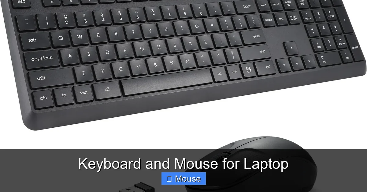 Keyboard and Mouse for Laptop