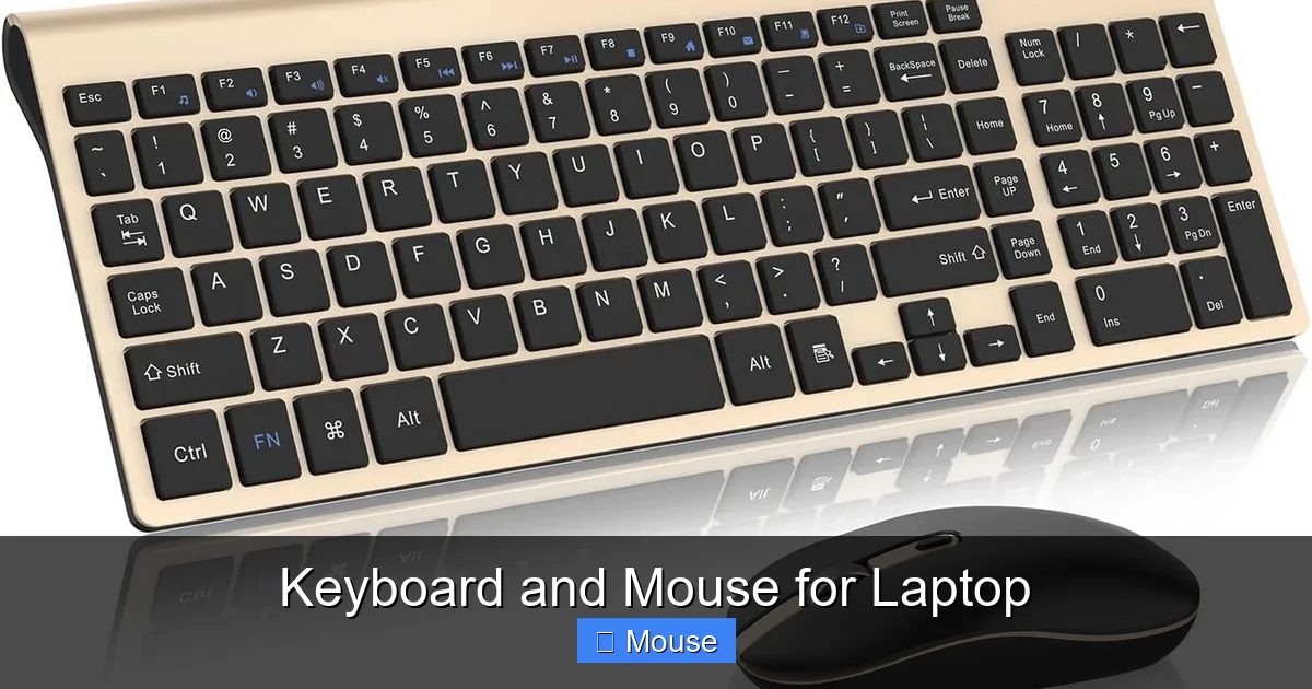 Keyboard and Mouse for Laptop
