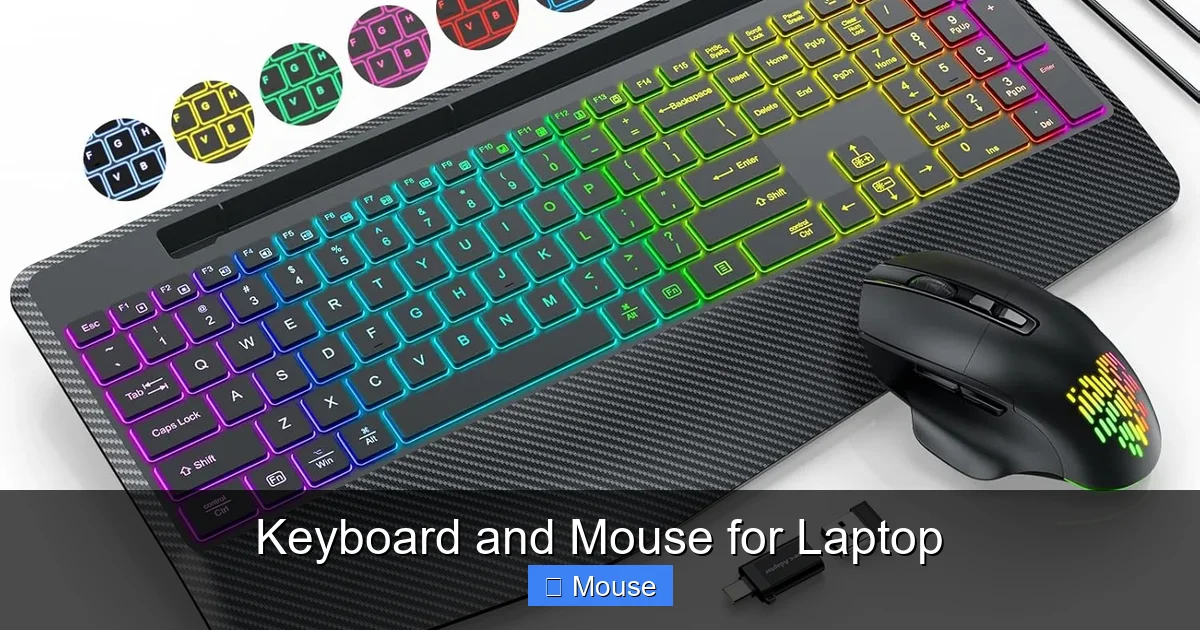 Keyboard and Mouse for Laptop