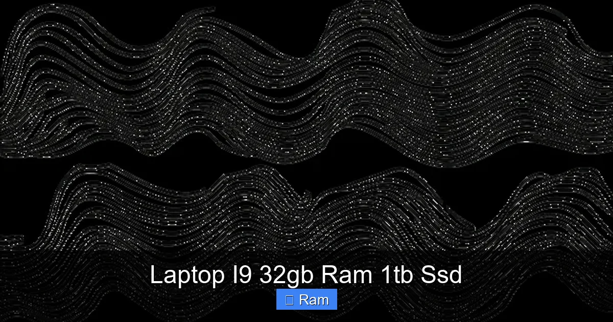 Laptop I9 32gb Ram 1tb Ssd