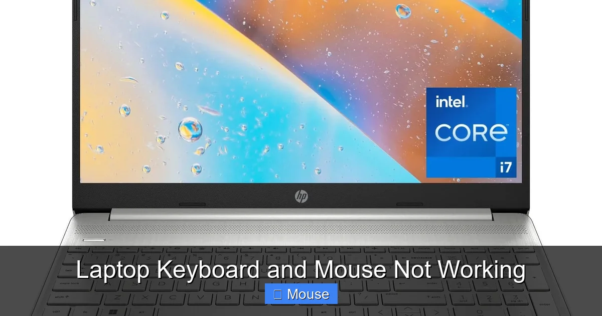 Laptop Keyboard and Mouse Not Working