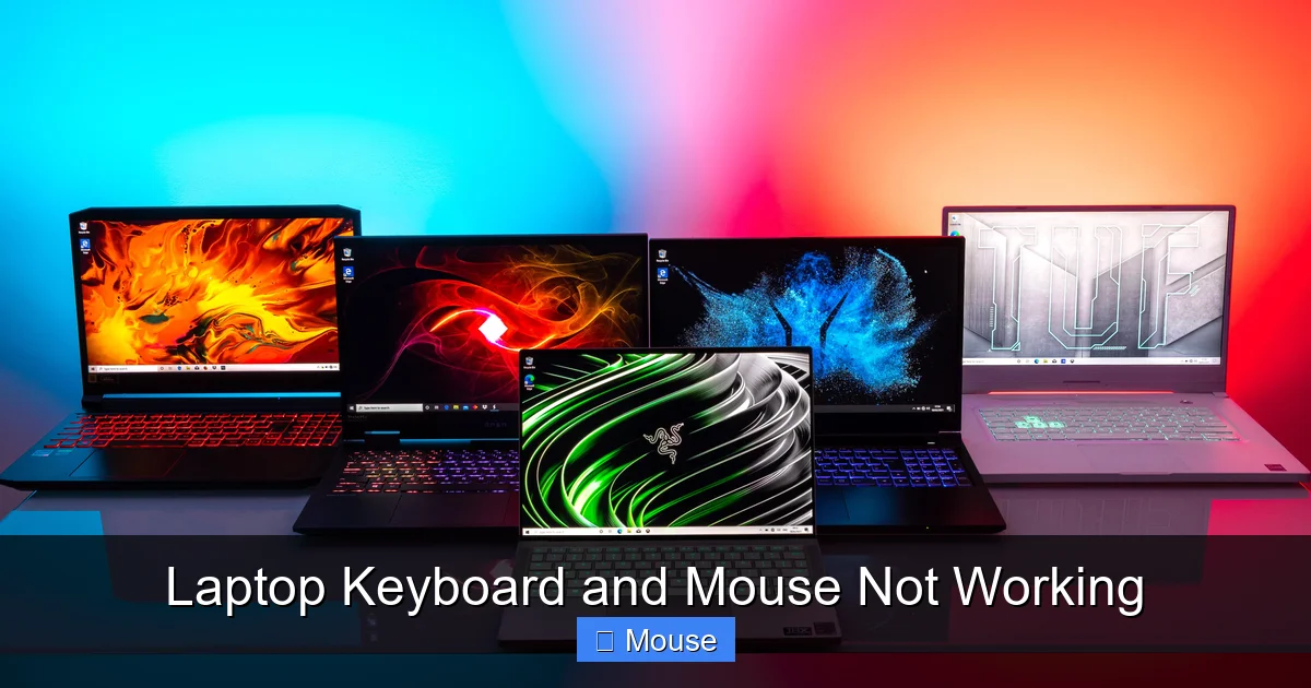 Laptop Keyboard and Mouse Not Working