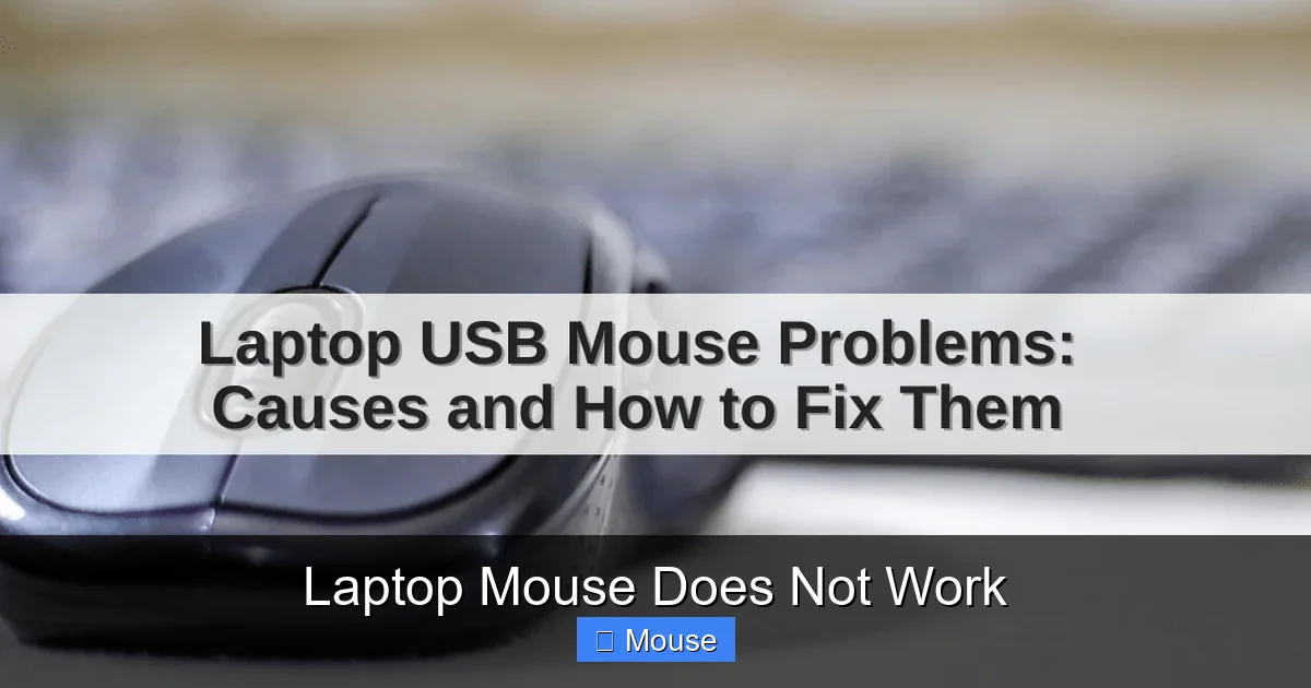 Laptop Mouse Does Not Work