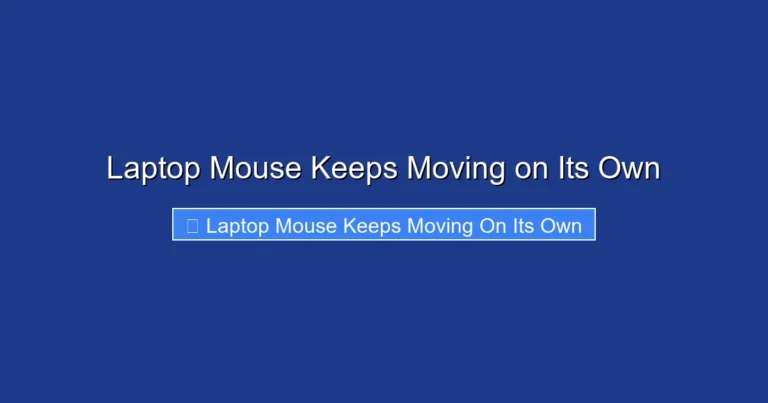 Laptop Mouse Keeps Moving on Its Own
