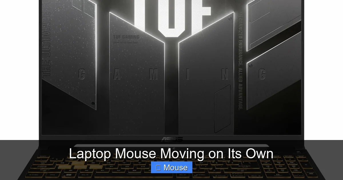 Laptop Mouse Moving on Its Own