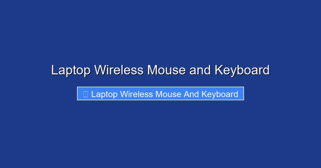 Laptop Wireless Mouse and Keyboard