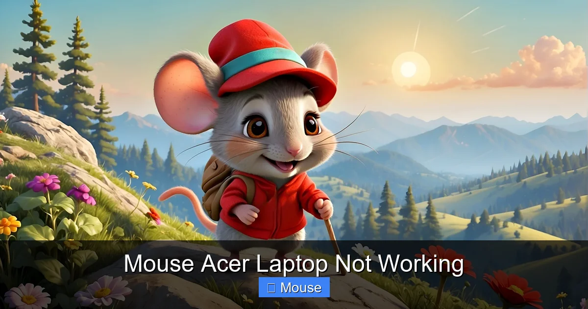 Mouse Acer Laptop Not Working