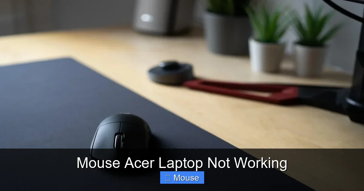 Mouse Acer Laptop Not Working