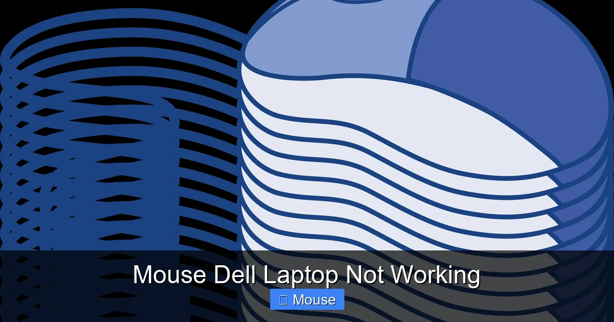 Mouse Dell Laptop Not Working