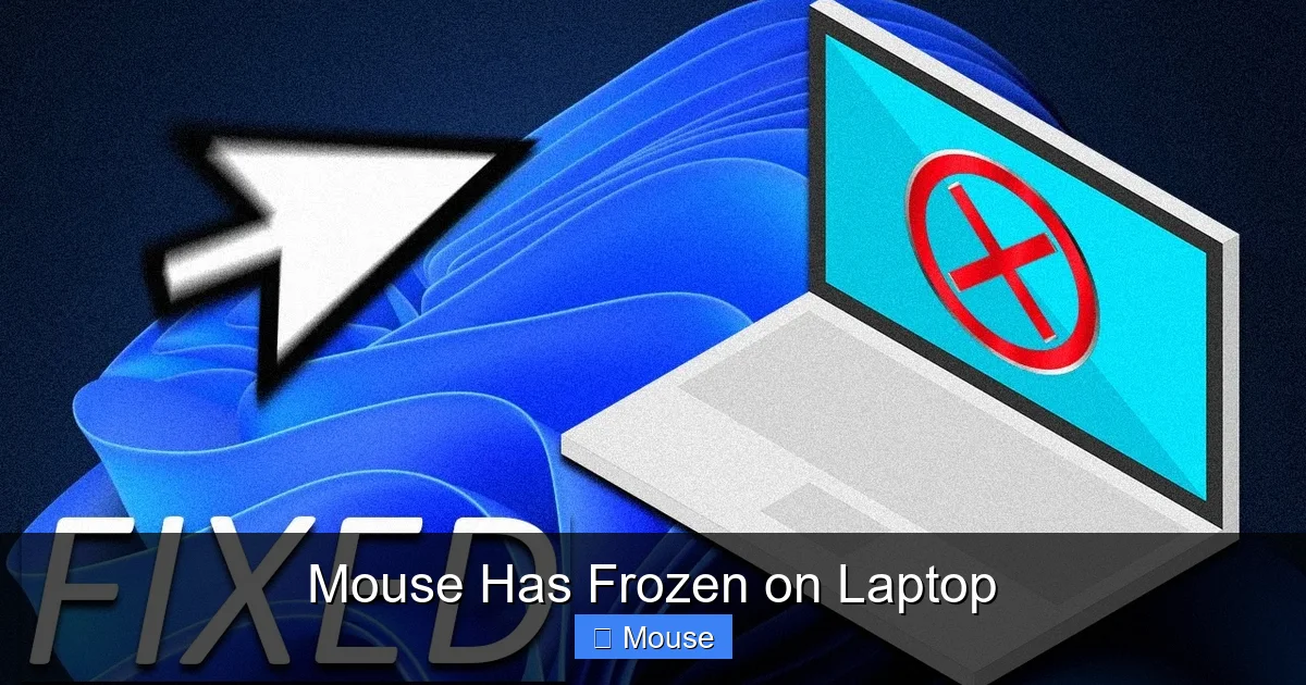 Mouse Has Frozen on Laptop