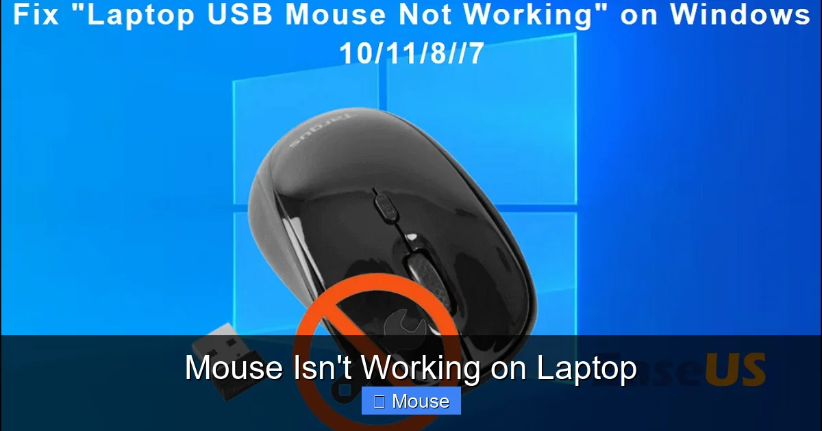 Mouse Isn't Working on Laptop
