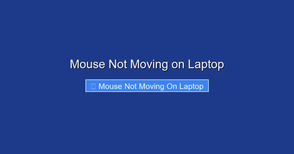 Mouse Not Moving on Laptop