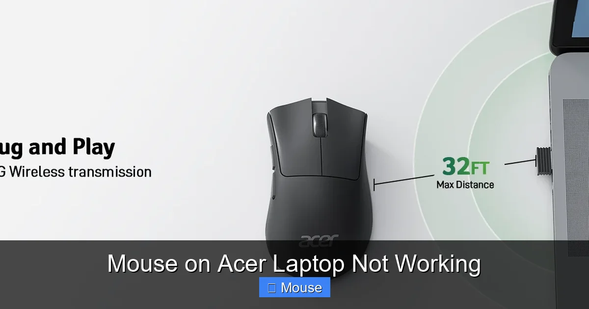 Mouse on Acer Laptop Not Working