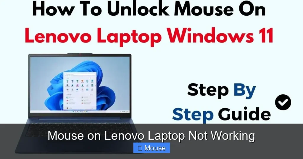 Mouse on Lenovo Laptop Not Working
