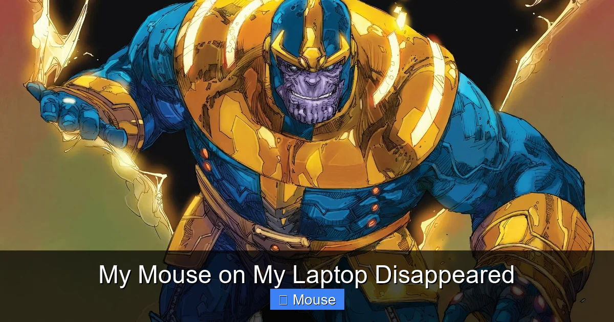 My Mouse on My Laptop Disappeared