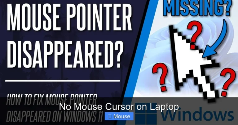 No Mouse Cursor on Laptop