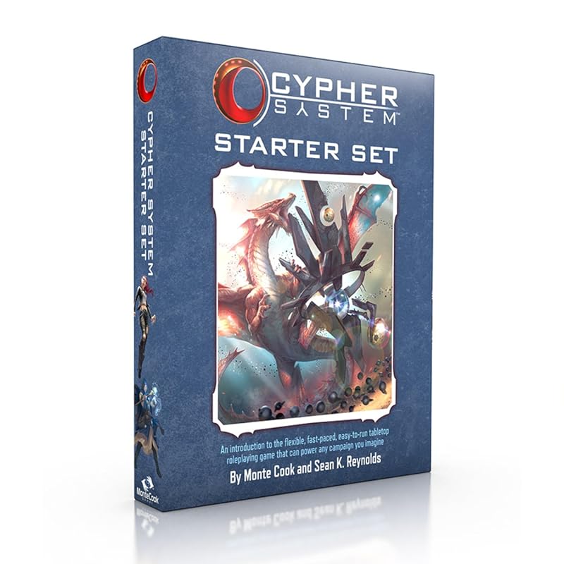 Monte Cook Games Cypher System Starter Set – Complete RPG Tabletop Acc
