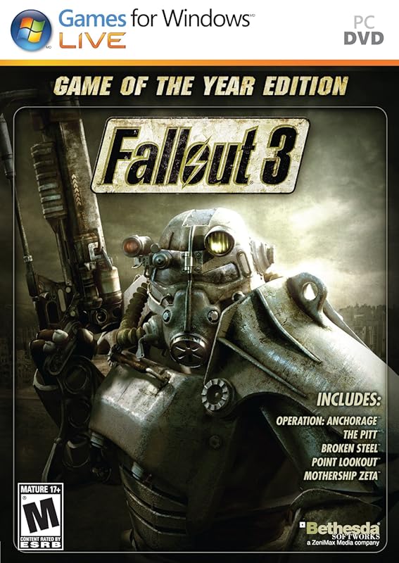 Fallout 3 Game of the Year Edition PC - Post-Apocalyptic RPG with All