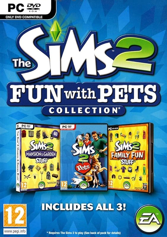 The Sims 2 Fun with Pets Collection PC – Complete Pet Pack, New Career