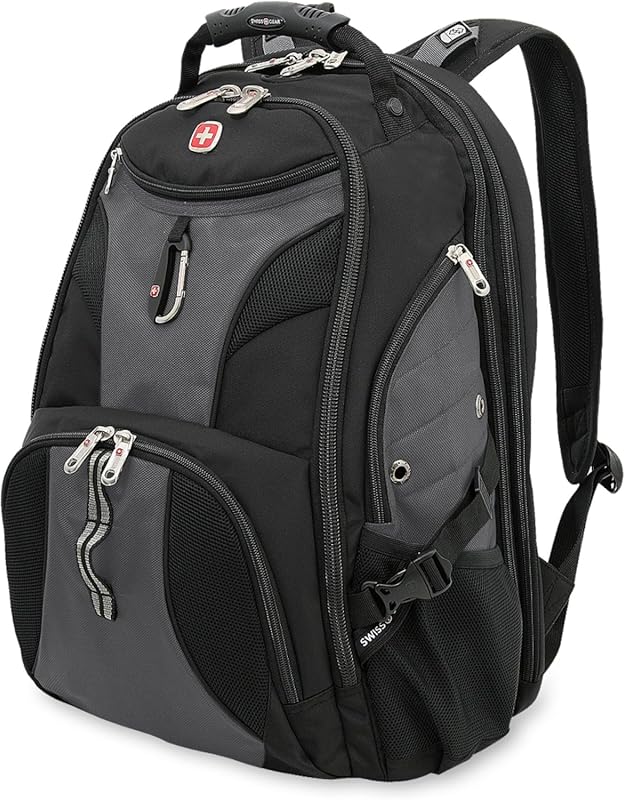 SWISSGEAR 1900 ScanSmart Backpack TSA-Friendly Lay-Flat Design 31L