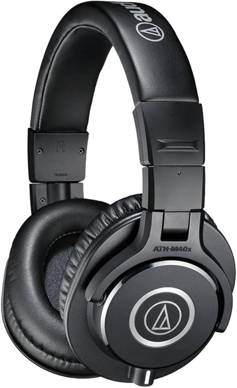 Audio‑Technica ATH‑M40x Professional Studio Monitor Headphones – Black