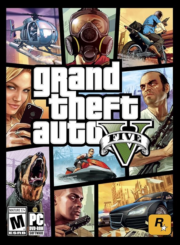 Grand Theft Auto V PC - Open World Action Adventure with Stunning Grap