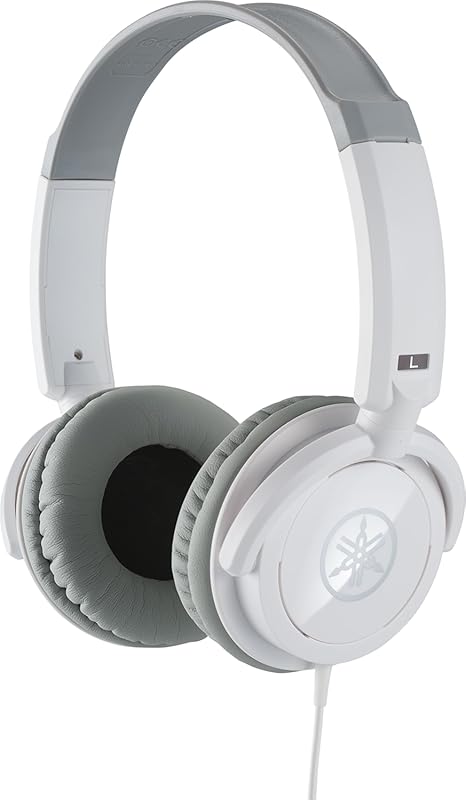Yamaha HPH‑100WH White Closed On‑Ear Headphones – Unique Dynamic Sound