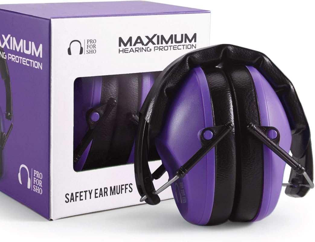 Pro For Sho 34 dB NRR Ear Muffs – High‑NRR Hearing Protection for Loud
