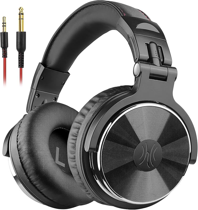OneOdio Wired Over‑Ear Studio Monitor Headphones – 50 mm Drivers, Hi‑R