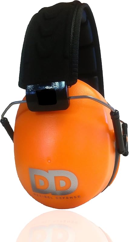 DECIBEL DEFENSE Professional Safety Ear Muffs, 37 dB NRR, Highest Rate