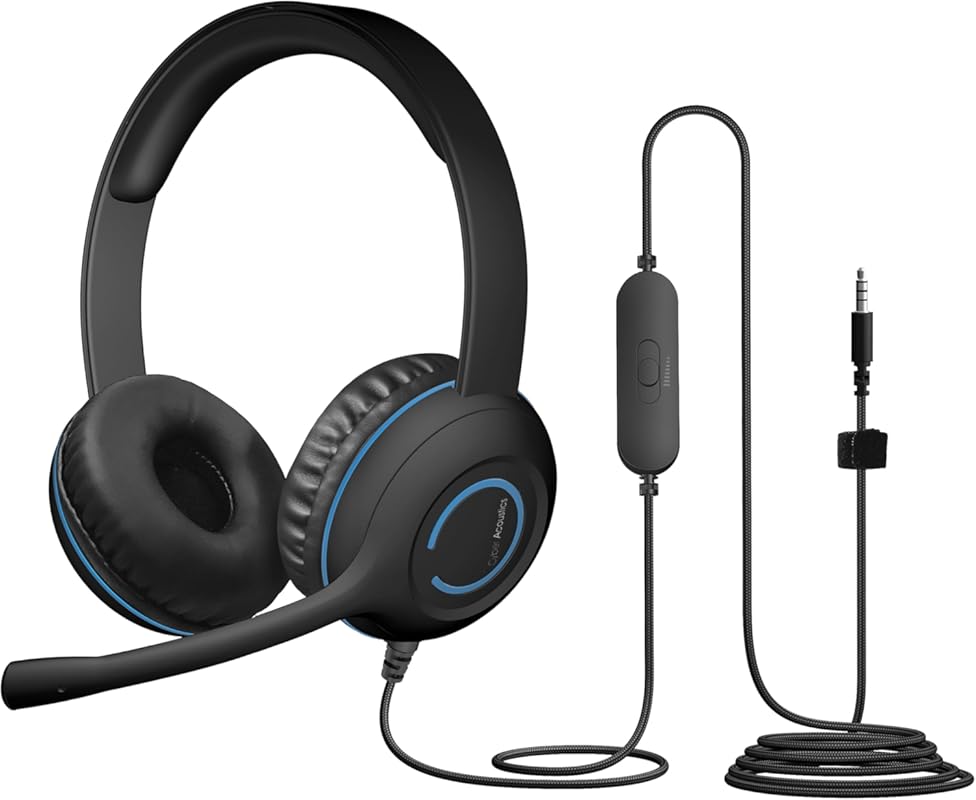 Cyber Acoustics AC-5002 Wired Stereo Headset