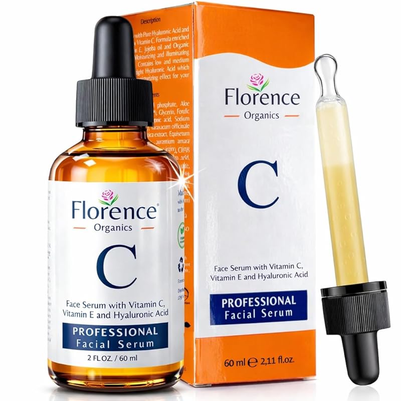 Vitamin C Anti‑Aging Face Serum with Hyaluronic Acid, Vitamin E – Brig