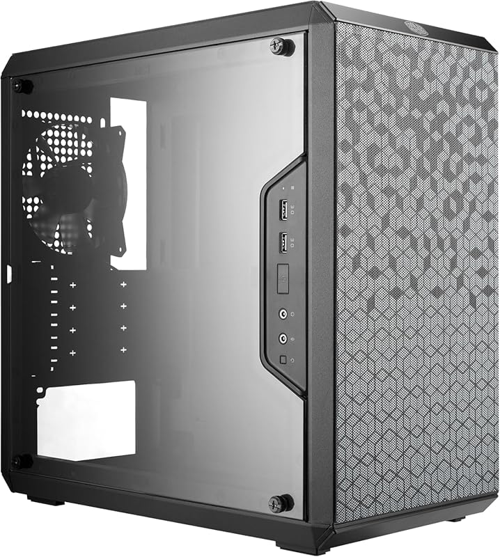 Cooler Master MasterBox Q300L Micro‑ATX Case – Compact Black Chassis w