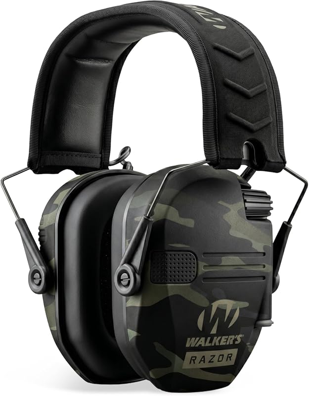Walker’s Razor Slim Electronic Muff – Ultra‑Thin Design, Active Noise