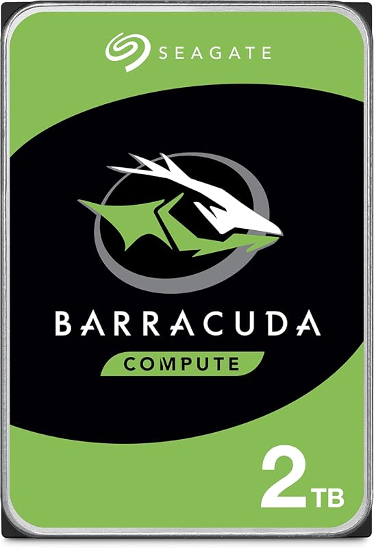 Seagate BarraCuda 2TB Internal Hard Drive HDD, 3.5 Inch SATA 6Gb/s, 72