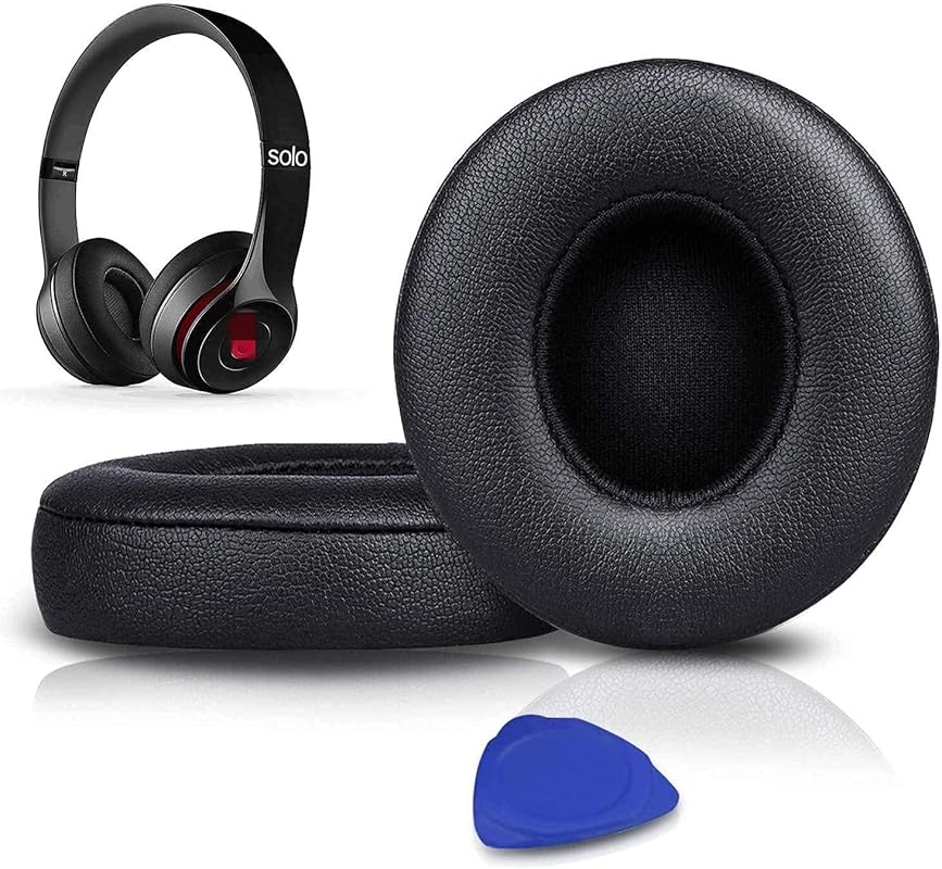SoloWIT Replacement Ear Pads for Beats Solo2 & Solo3 On‑Ear Headphones
