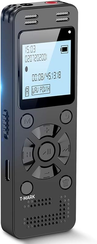 EVIDA 128GB Digital Voice Recorder with 9296 Hours Recording, Playback